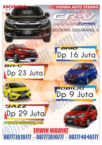 PROMO DEALER HONDA AUTO SERANG